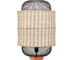 Beliani Stalinis šviestuvas TANGANYIKA Rattan Natural