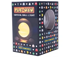 Fizz Creations Lampa stołowa Lampka Lampa Pac-man Kryształowa Kula Led Retro Usb Dla Gracza 8cm / 320097