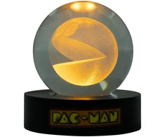 Fizz Creations Lampa stołowa Lampka Lampa Pac-man Kryształowa Kula Led Retro Usb Dla Gracza 8cm / 320097