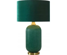 Lampa stołowa Light Prestige Tamiza LP-1515/1T BIG Žalias lampa stołowa lampka 1x40W E27 žalia/auksinė