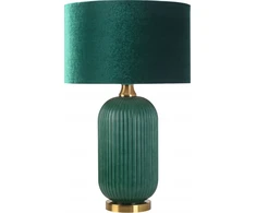 Lampa stołowa Light Prestige Tamiza LP-1515/1T BIG Žalias lampa stołowa lampka 1x40W E27 žalia/auksinė