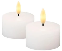 Lampa stołowa Multi Sille Świeczki tealight komplektas 2 vnt., Ø4,5XH2,2cm, balta