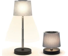 Stalinė lempa Platinet biurui PLATINET TABLE LAMP LAMPA STOŁOWA LED ADJUSTABLE 2W 160LM BATTERY Juodas [46170]