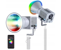 Neewer Studijinė LED RGB Lampa 60W COB 8700liuksų CRI97+ App/2.4G Studijinė Vaizdo HS60C