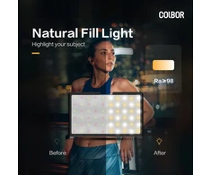 Savio COLBOR PL8B LED kišeninė studijinė panelė 2500-9000K