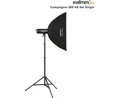 Walimex pro Campaigner 600 HS rinkinys, statybinis studijos apšvietimas
