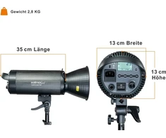 Walimex studijinė lempa walimex pro Campaigner 400 HS Set Single