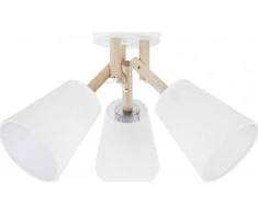 Lampa sufitowa Candellux TK Lighting lubinis šviestuvas Vaio Baltas 3