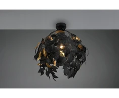 DELIGHT Trio Rl Leavy lubinis šviestuvas R60461032 lubinis šviestuvas 1x28W E27 juoda