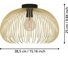 Lubinis šviestuvas Šviestuvas lubinis Eglo VENEZUELA, 40 W, E27, 900165