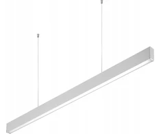 Pakabinamas šviestuvas GTV LED šviestuvas LIVIA,40W,3600lm,100°,IP20, 4000K,120cm,baltas