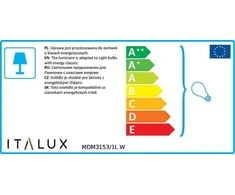 Italux Pakabinamas šviestuvas MDM3153/1L W