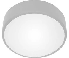 Orno OVO LED lubinis šviestuvas, 43 W, 4000 K, 4750 lm, pilko plieno, matinio stiklo gaubtas, IP20, ? 400