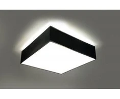 Lubinis šviestuvas Sollux Plafonas HORUS 35 juodas