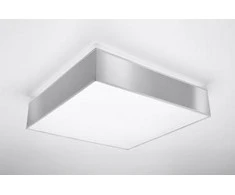 Lubinis šviestuvas Sollux Lighting Sollux Plafonas HORUS 45 pilkas
