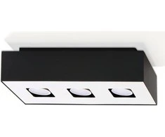 Sollux Lighting Lubinis šviestuvas MONO 3 juodas
