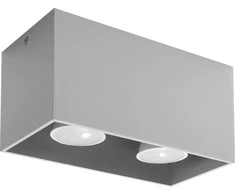 Sollux Lighting Lubinis šviestuvas QUAD pilkas