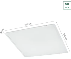 Lubinis šviestuvas Spectrum ŠVIEST LED PANEL 40W 4800LM 840 6060