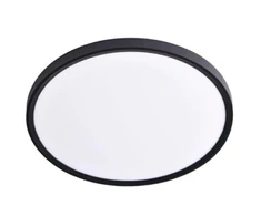 Lubinis šviestuvas Visional LED Atsparus vandeniui luminaire 50W, 3CCT, 6000Lm, IP44, Ø 600 x 27 mm Juodas