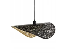 Pakabinamas šviestuvas Beliani Lampa wisząca MAHI Metal Juodas