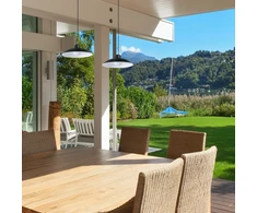Pakabinamas šviestuvas Eko-Light Milagro lampa wisząca solarna Saturn EKO9150* 6W LED 80lm 4000K IP45 juoda