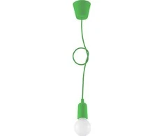 Sollux Lighting Pakabinamas šviestuvas DIEGO 1 žalias