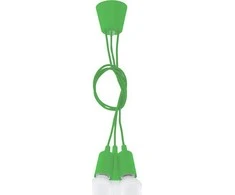 Sollux Lighting Pakabinamas šviestuvas DIEGO 3 žalias