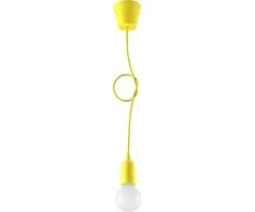 Sollux Lighting Pakabinamas šviestuvas DIEGO 1 geltonas