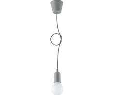 Sollux Lighting Pakabinamas šviestuvas DIEGO 1 pilkas