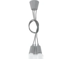 Sollux Lighting Pakabinamas šviestuvas DIEGO 3 pilkas