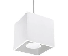 Sollux Pakabinamas šviestuvas QUAD 1 baltas