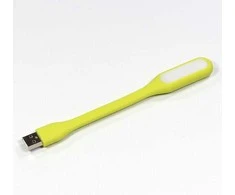 Lampka dla notebooka, gumowe, žalia, USB, LED, EOL