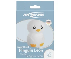 Lampka wtykowa do gniazdka Ansmann Lampka nocna Pingvinas Leon aku USB-C