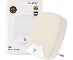 Lampka wtykowa do gniazdka ENTAC Entac ENL-RS-0.5W-DSWW lampka nocna wtykana do gniazdka Lampka nocna do gniazdka