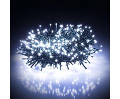 Kalėdų žiburiai Retlux 600 LED balta šalta