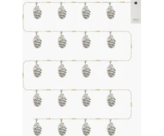 Kalėdinės lemputės Sirius Molly Cone snow, 20LED, 2M+30 cm