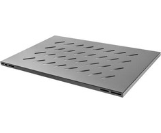 LANBERG AK-1010-B fiksuota lentyna 19 1U/483x750mm max keliamoji galia iki 15kg juodas