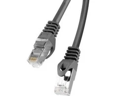 LANBERG PCF6-10CC-0200-BK Patchcord RJ45 kat.6 FTP 2m Juodas