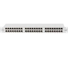 Lanberg Patch Panel 48 port 1U 19" kat.6 FTP ekranowany pilka
