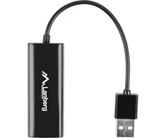 LANBERG NC-0100-01 Adapteris Lan Card USB 2.0 - RJ45 100MB ant kabelio