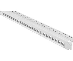 LANBERG PPKS-1024-S Keystone Patch Panel 19inch 24 port 1U pilka