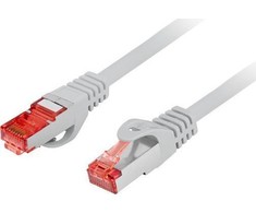 LANBERG Patchcord kat.6 FTP LSZH CU 10m pilkas Fluke pravaziavo
