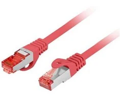 LANBERG Patchcord CAT.6 S/FTP LSZH CU 20m red Fluke Passed
