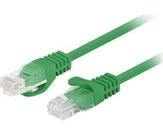 PATCHCORD KAT.5E UTP 1.5M Žalias FLUKE PASSED LANBERG 10-PACK