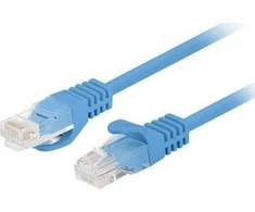 PATCHCORD KAT.5E UTP 3M Mėlynas FLUKE PASSED LANBERG 10-PACK