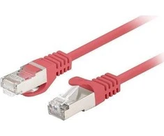 Lanberg 10-Pack Patchcord kat.6 FTP 0.5m raudona Fluke patvirtinta