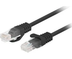 Lanberg 10-Pack Patchcord kat.6 UTP 0.25m juoda Fluke Passed