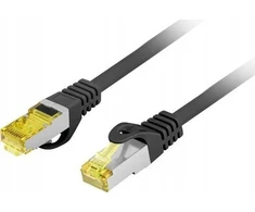 PATCHCORD CAT.6A S/FTP LSZH CU 3M Juodas FLUKE PASSED LANBERG