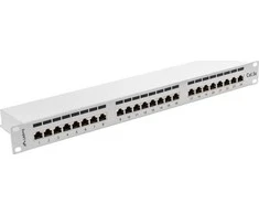 LANBERG PPS5-1024-S Lanberg Patch Panel 24 prievadas 1U, kat. 5e, ekranuotas, pilkas