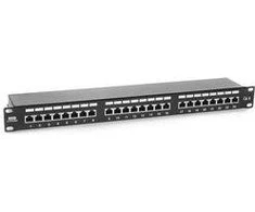 LANBERG PPU5-0024-B Lanberg Patch Panel 24 prievadas 0,5U, kat. 5e, juodas